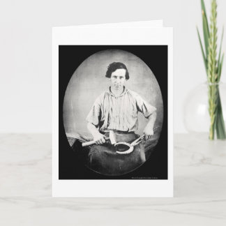 Cartão Blacksmith Daguerreotype 1853