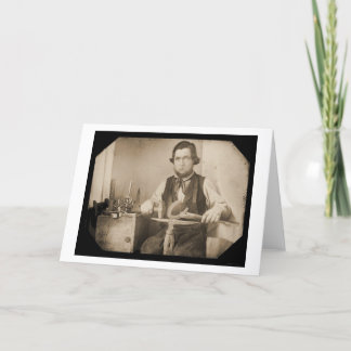 Cartão Blacksmith Working Daguerreotype 1846
