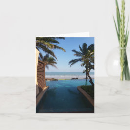 Cartão Blank beach card