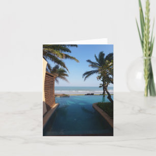 Cartão Blank beach card