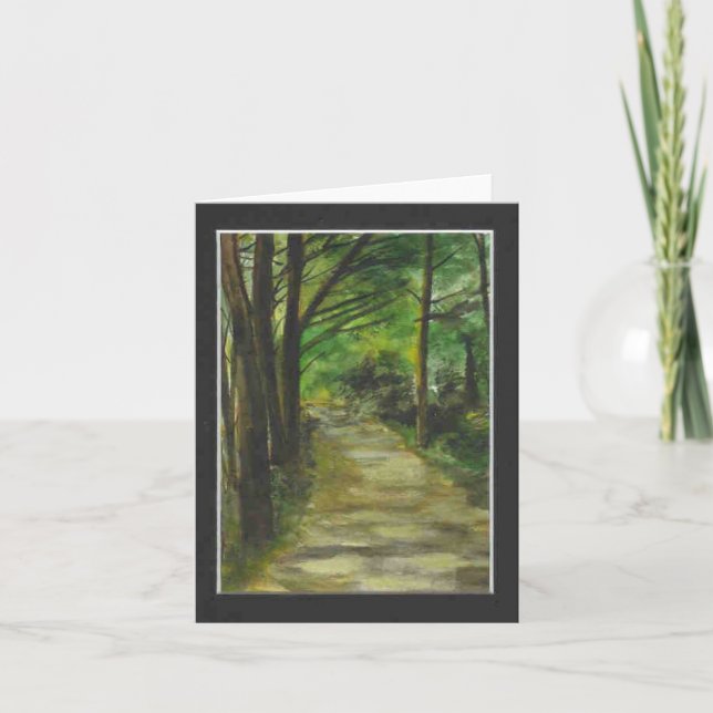 Cartão Blank Card Woodland Walk (Frente)