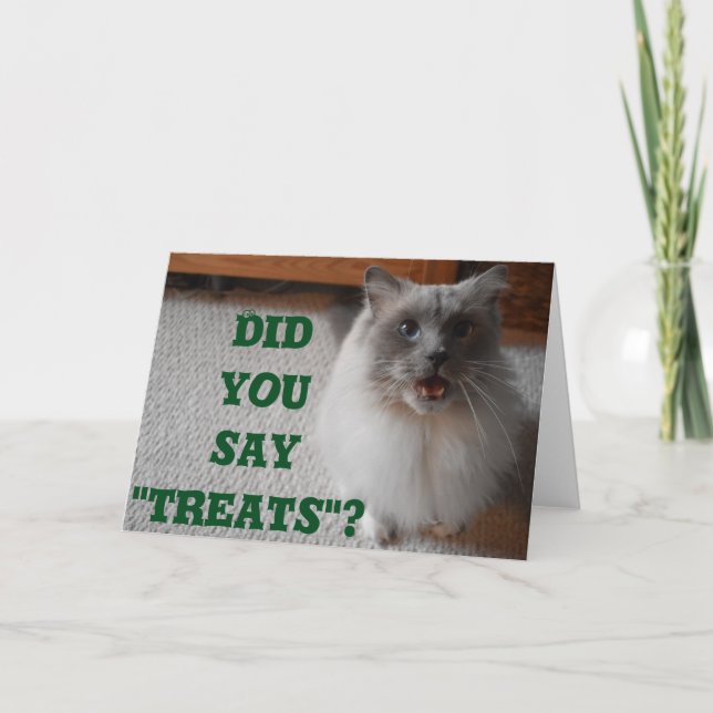 Cartão Blank Greeting Card (Frente)