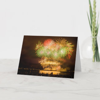Cartão Blank greeting card - Celebration Firework