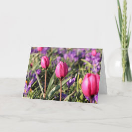 Cartão Blank Greeting Card: Spring flowers