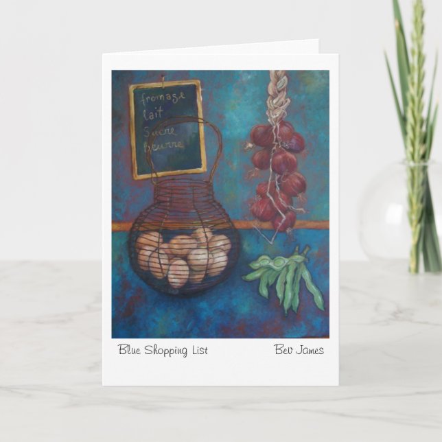 Cartão Blank Greetings card with original artwork (Frente)