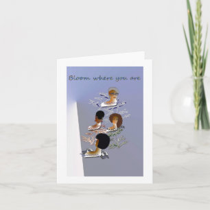 Cartão Blank inspirational note card