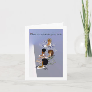 Cartão Blank inspirational note card