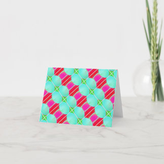 Cartão Blank Note Card (Art Deco/Watermelon)
