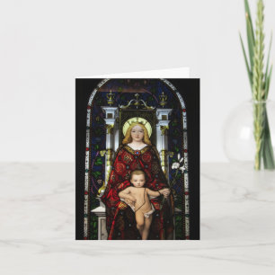 Cartão Blank Note Card--Madonna and Child