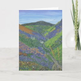 Cartão Blank Note Card - Spring time in the mountains