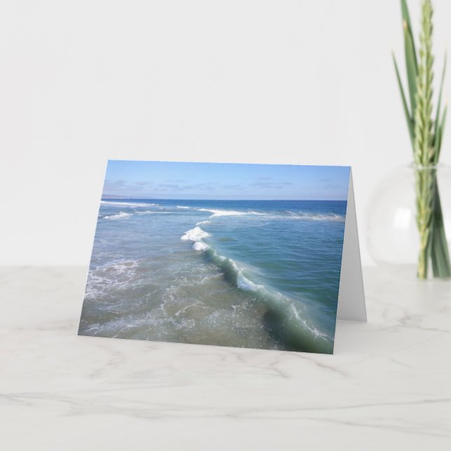 Cartão Blank note cards: Newport Beach Tide (Frente)