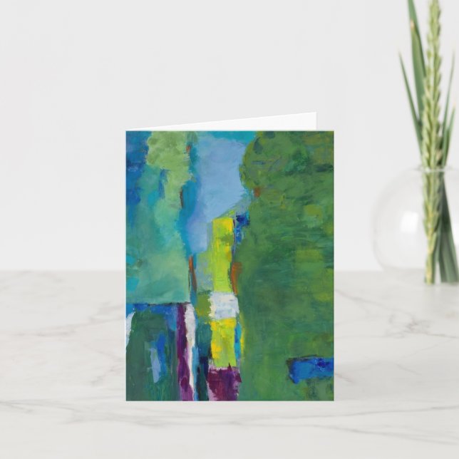 Cartão Blank notecards abstract art (Frente)