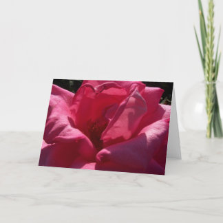 Cartão Blank Rose Greeting Card