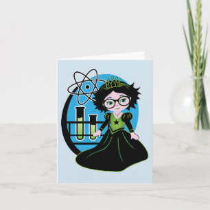 Cartão Blank Science Princess Note Cards!