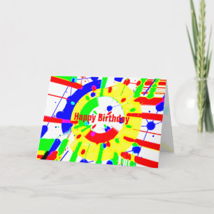 Cartão Blast de aniversário