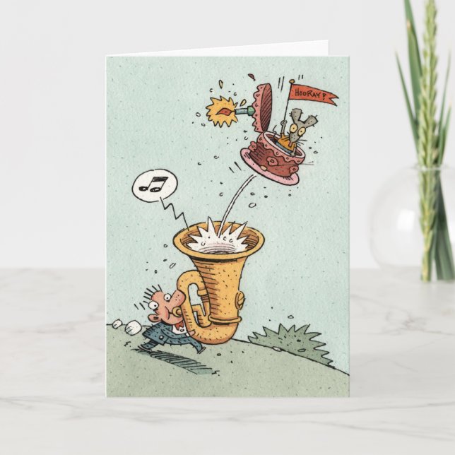 Cartão Blast de aniversário! (Frente)