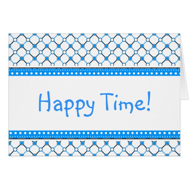 Cartão Blau weiß (Frente Horizontal)