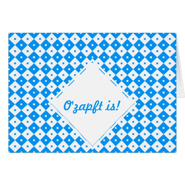 Cartão Blau weiß Minimalistisch (Frente Horizontal)