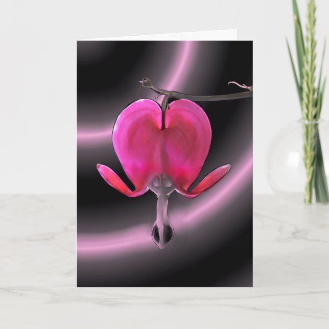 Cartão Bleeding Heart for Mom Greeting Card (Frente)