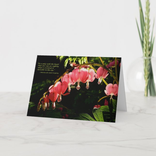 Cartão Bleeding Hearts (Frente)