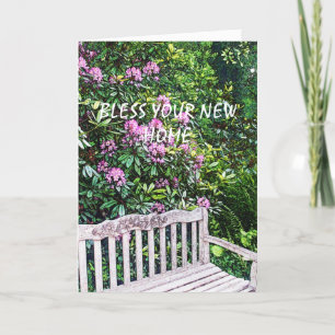 CARTÃO BLESS YOUR NEW HOME