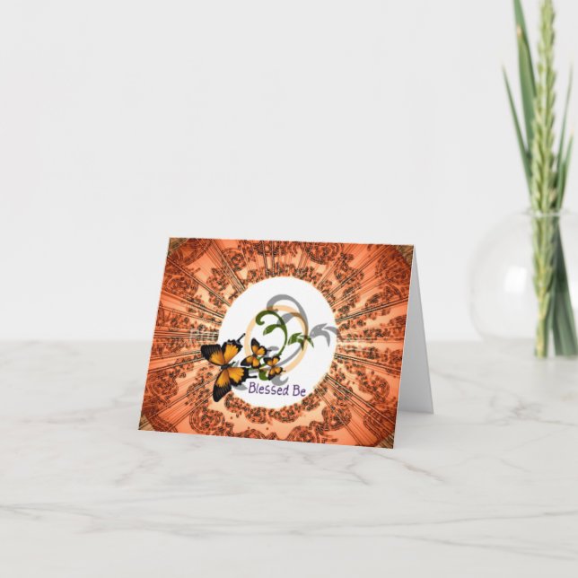 Cartão blessed be encouragement (Frente)