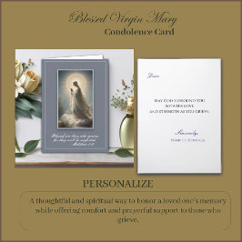 Cartão Blessed Virgin Mary Sympathy
