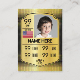 Cartão blindado para jogadores de cartões de basqu