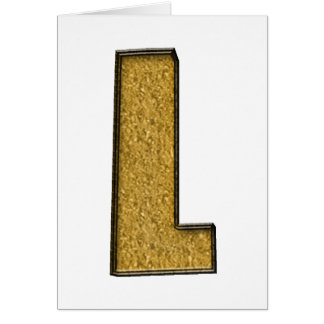 Cartão Bling Dourado L