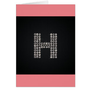 Cartão bling - H