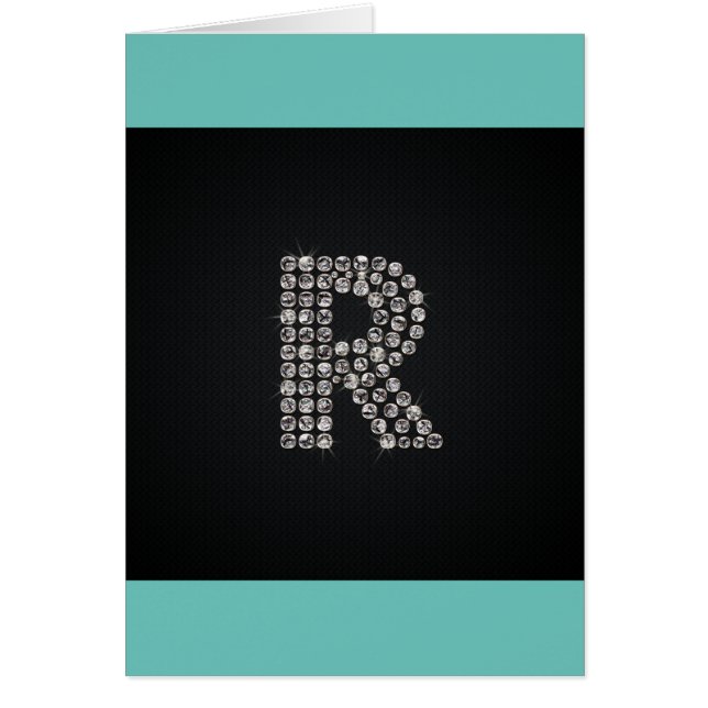 Cartão bling - R (Frente)