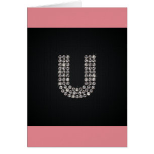 Cartão bling - U