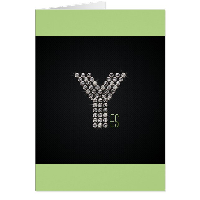 Cartão bling - Y (Frente)