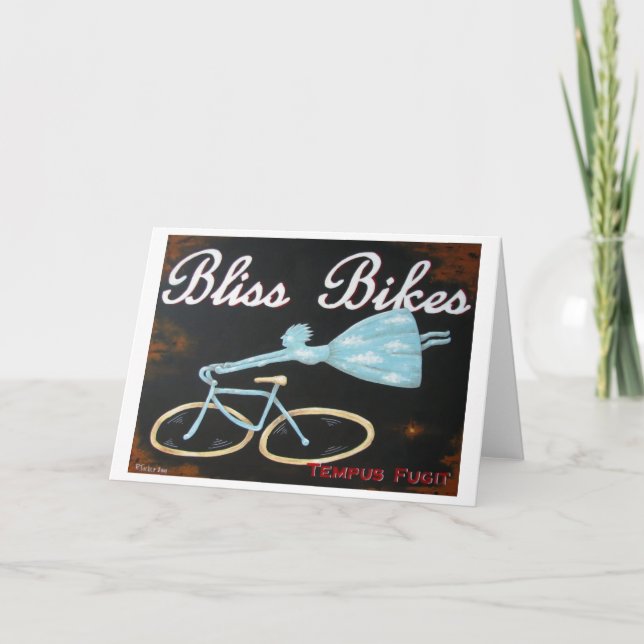 Cartão Bliss Bikes Notecard (Frente)