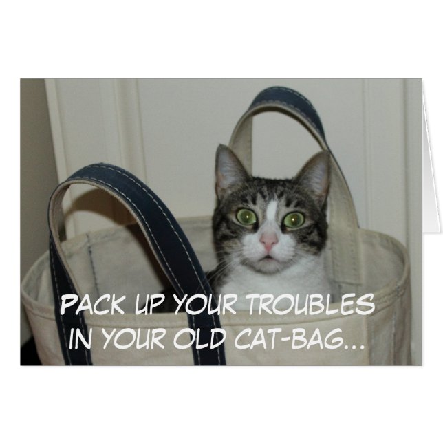 Cartão Bloco acima de seus problemas (Frente Horizontal)