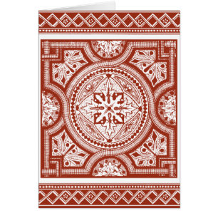 Cartão Bloco de Madeira Cinnabar IV