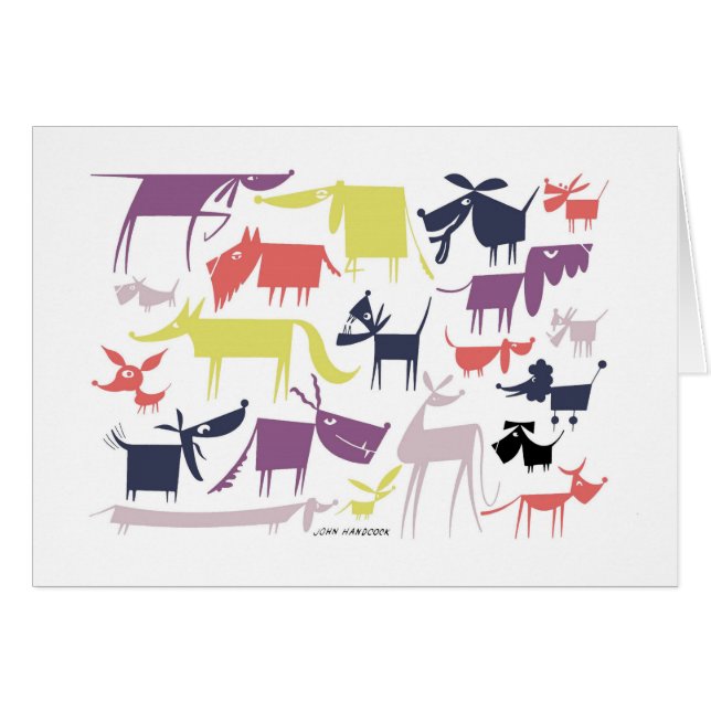 Cartão Bloco do cão (Frente Horizontal)