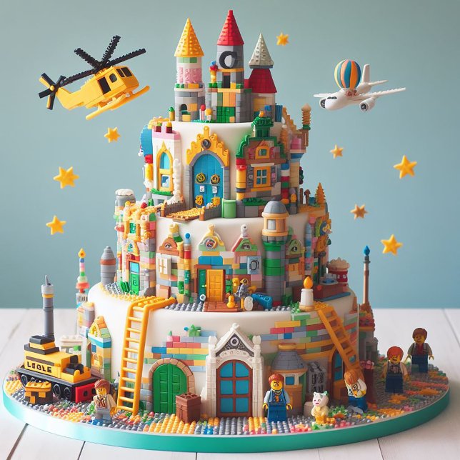 CARTÃO BLOCOS COROSOS ANIVERSÁRIO DE CRIANÇA TEMPORADO (Criador carregado)