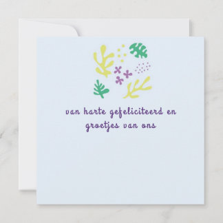 Cartão bloem abstract