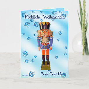 Cartão Blogueiro alemão - Fröhliche Weihnachten