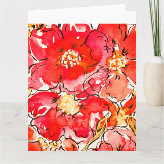 Cartão Blogues de Cores de Água Negrito