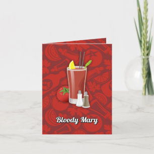 Cartão Bloody Mary Cocktail