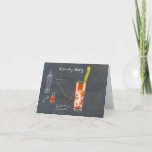 Cartão Bloody Mary Recipe