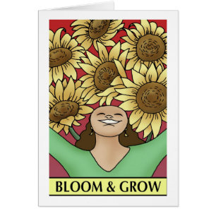 Cartão Bloom e Crescer