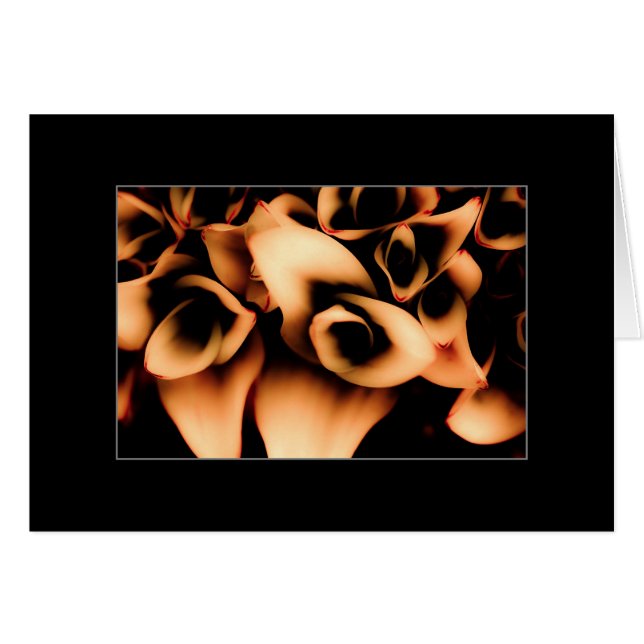 Cartão Bloomers do outono (Frente Horizontal)