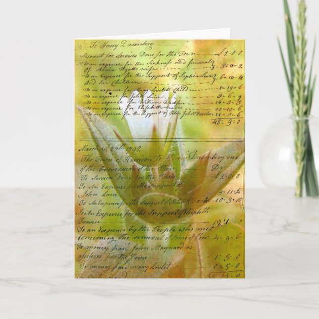 Cartão Blooming (Frente)