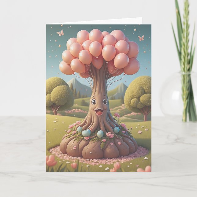 Cartão Blooming Wishes for You (Frente)