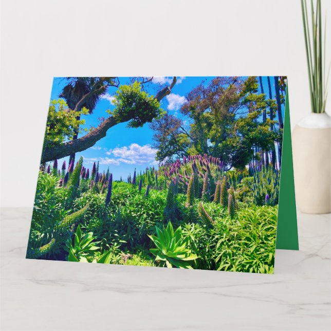 Cartão Blooms e Greenery (Frente)