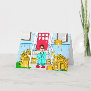 Cartão Bloquear o Humor Isolante de Distância Social