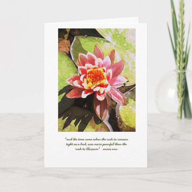 Cartão Blossom (Frente)